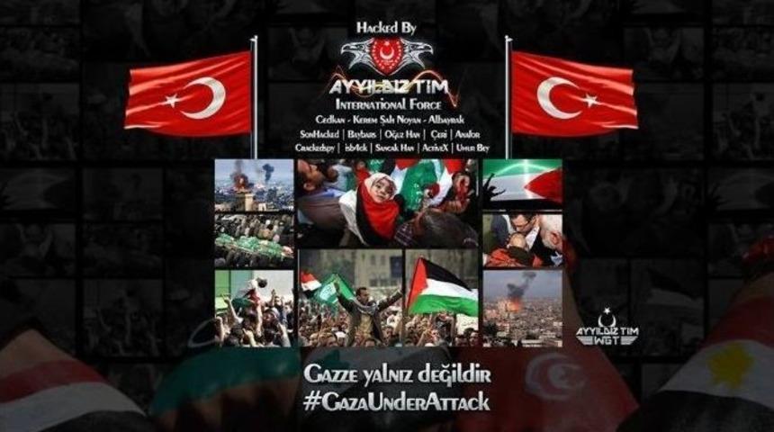 Ayyıldız Tim, İsrail Televizyonlarını Hackledi