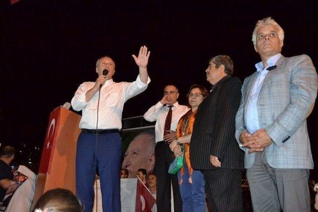 Muharrem İnce Bursa'da Halka Seslendi