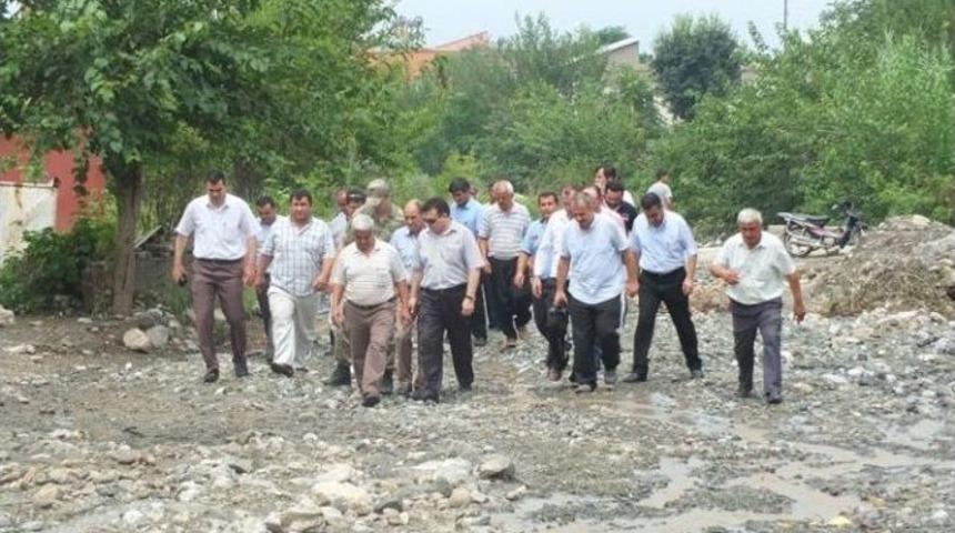 Payas'taki Taşkında 8 Konut Ve 1 Ara&ccedil; Hasar G&ouml;rd&uuml;