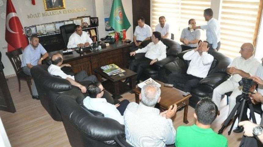 Ak Heyetten Ziraat Odasına Ziyaret