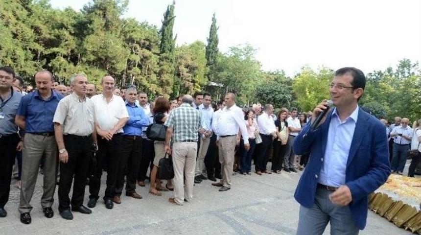 Başkan İmamoğlu Belediye Personeli İle Bayramlaştı