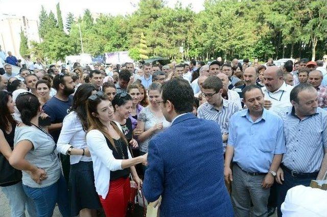 Başkan İmamoğlu Belediye Personeli İle Bayramlaştı 2