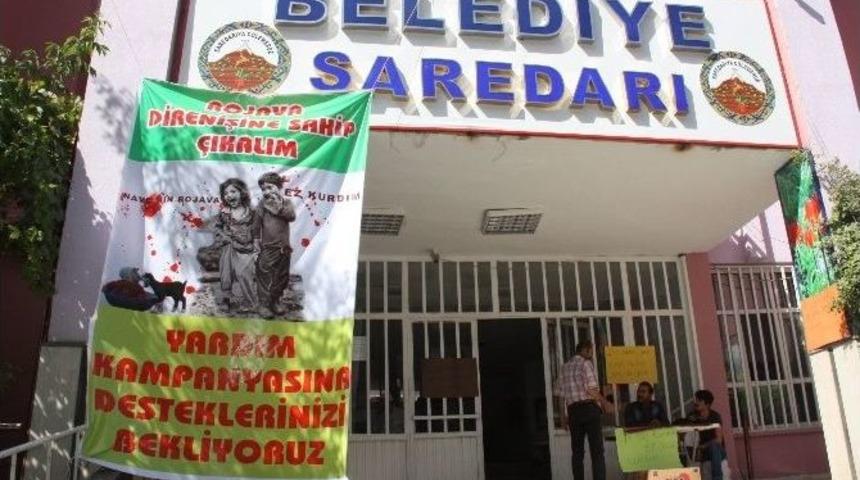 Rojava İ&ccedil;in Yardım Toplama Standı