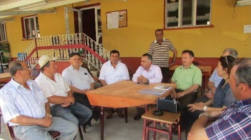 Tarım İl M&uuml;d&uuml;r&uuml; S&ouml;ğ&uuml;t, Beyazaltın K&ouml;y&uuml;ndeki Tesisleri İnceledi