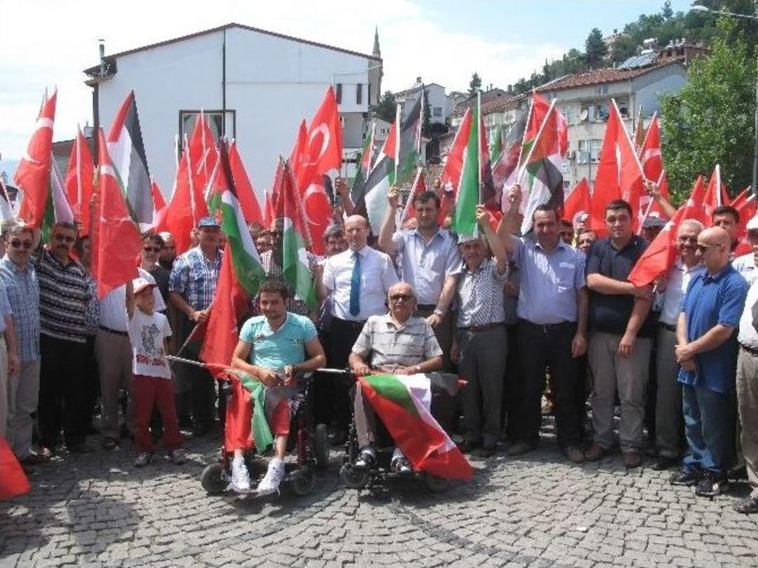 Tokat'ta Gazze&rsquo;ye Yapılan Saldırılar Protesto Edildi