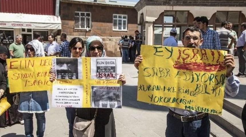 İsrail Vahşeti Ahlat&rsquo;ta Kınandı