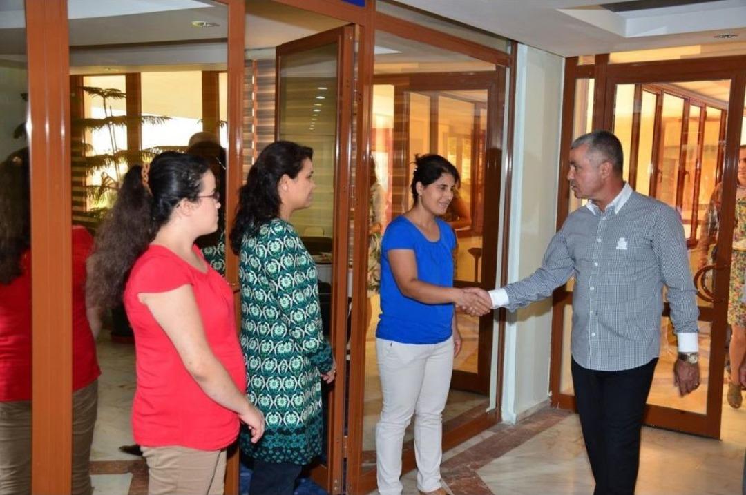 Başkan S&ouml;zen Belediye Personeliyle Bayramlaştı