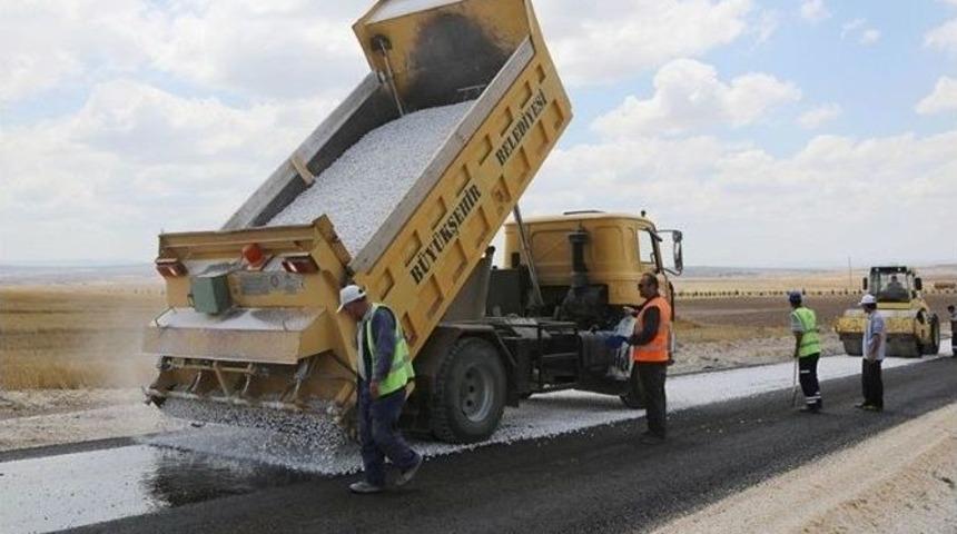 Eskişehir B&uuml;y&uuml;kşehir Belediyesi Yol Yapımına Hız Verdi