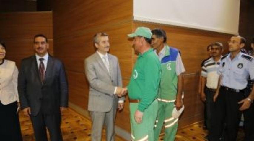 Başkan Tahmazoğlu Personelle Bayramlaştı