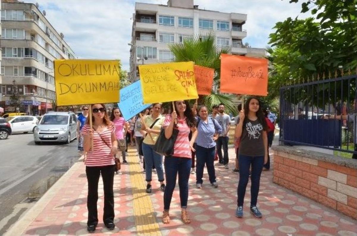 Bafra'da &Ouml;ğrenciler Sokağa D&ouml;k&uuml;ld&uuml;