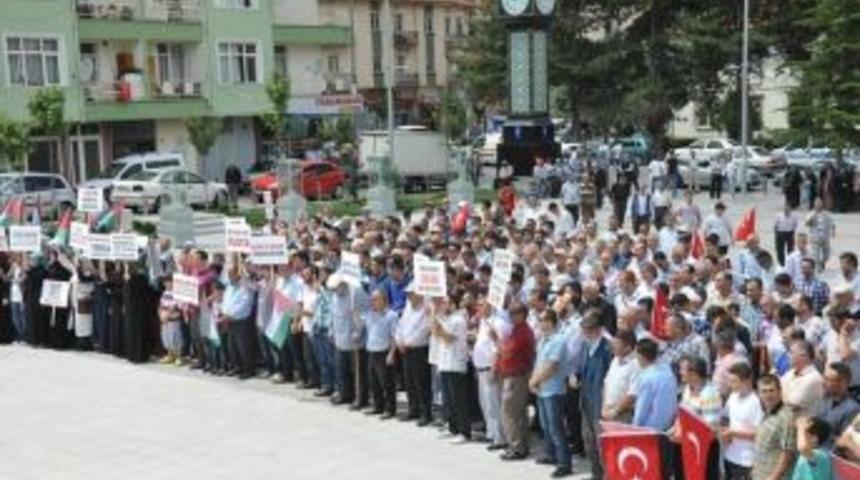 Kızılcahamam&rsquo;da Filistin Protestosu