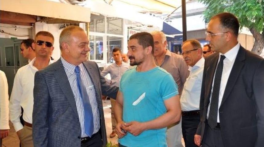 Başkan Erg&uuml;n&rsquo;den Esnafa Bayram Ziyareti