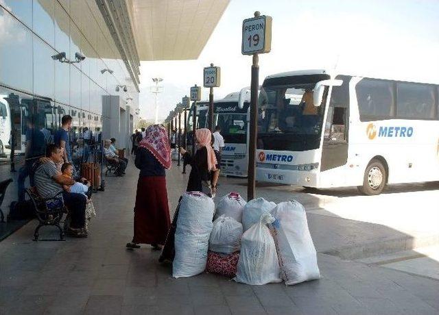 Aydın’da Bayram Göçü Başladı