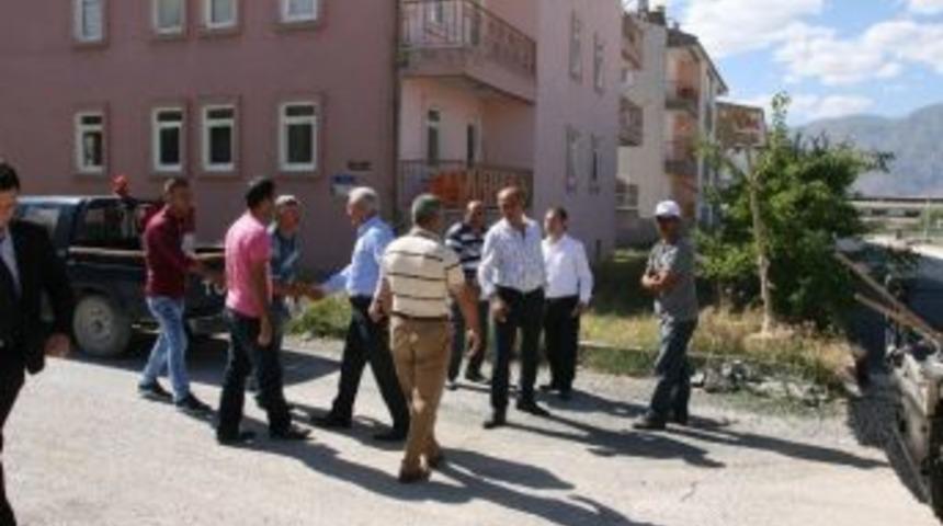 Mimar Sinan Mahallesinde Asfalt Devam Ediyor