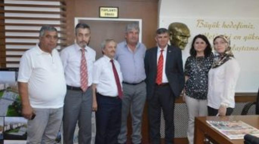 Mhp&rsquo;den Mandalı&rsquo;ya Nezaket Ziyareti