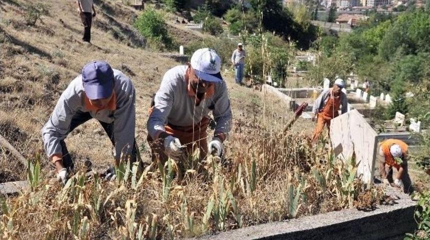 Mezarlıklarda Bayram Temizliği