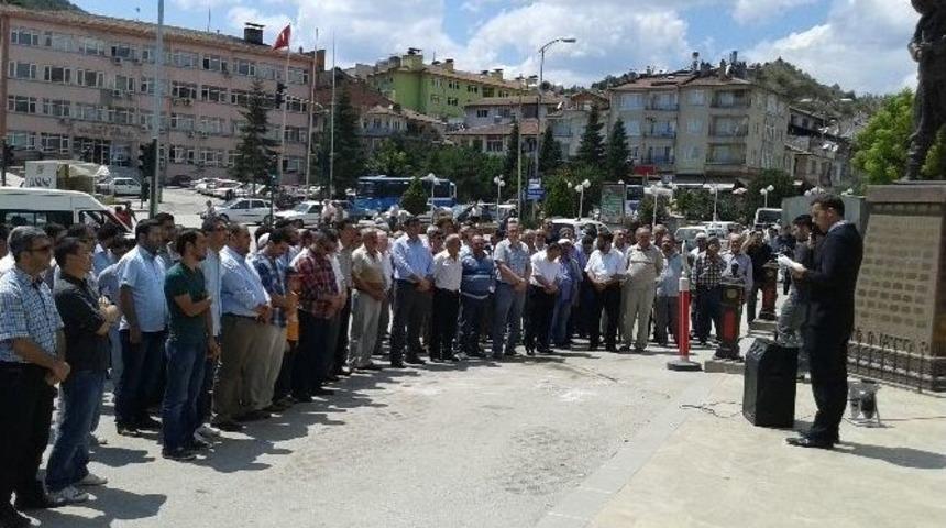 Tosya&rsquo;da İsrail Protesto Edildi