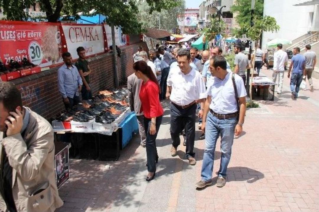 Eş Başkan &Ccedil;oban&rsquo;dan Esnaf Ziyareti