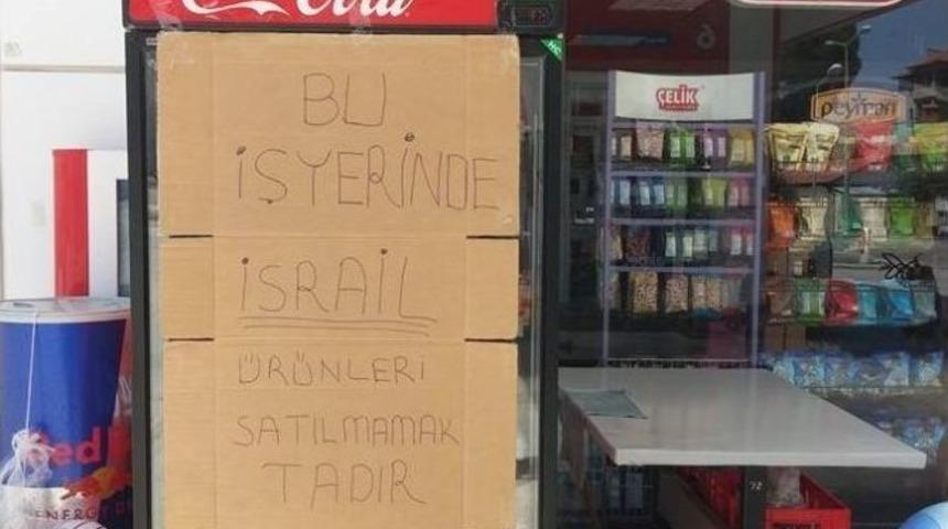 Akaryakıt İstasyonunda İsrail &Uuml;r&uuml;nleri Satıştan Kaldırıldı