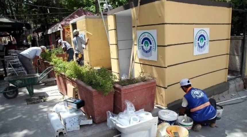 Odunpazarı Meydanına Tuvalet Yerleştirildi