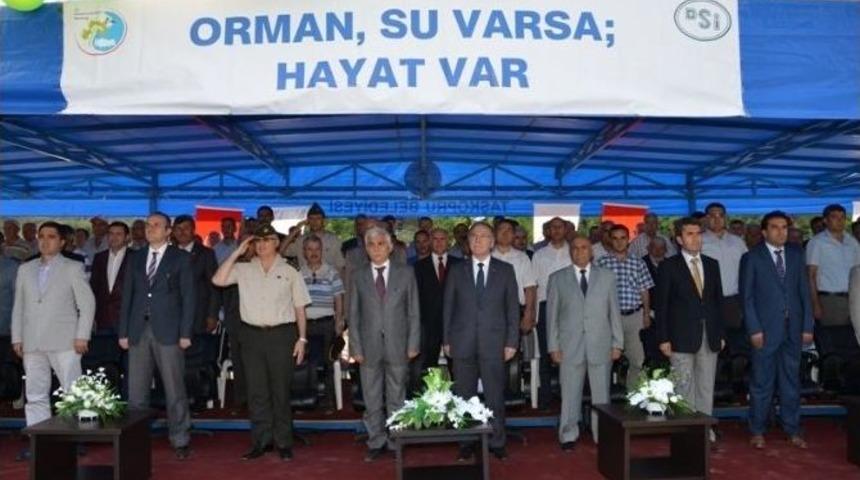 Ovacık İl&ccedil;esi Hatipoğlu G&ouml;letinin Temeli Atıldı