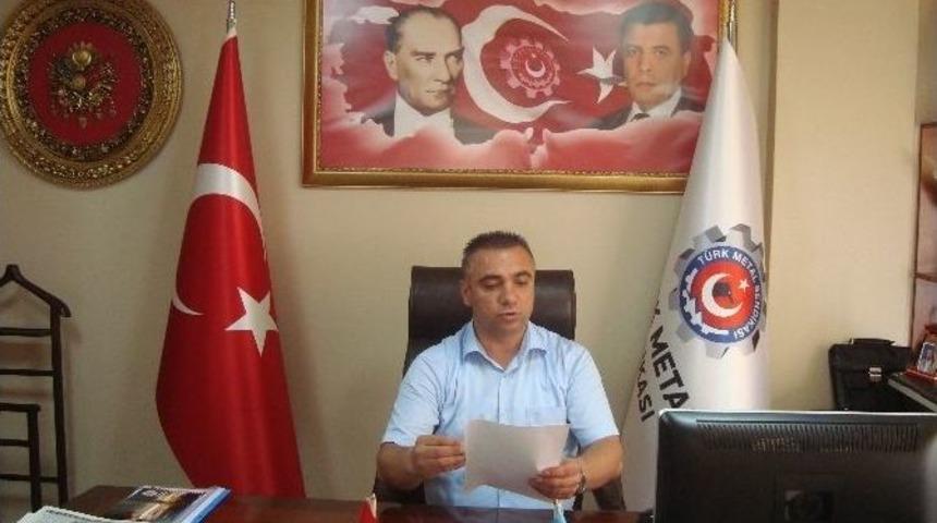 Türk Metal Sendikası Çerkezköy Şube Başkanı Koçak, "tek Yürek, Tek Bilek, Tek Görüş Olduk"