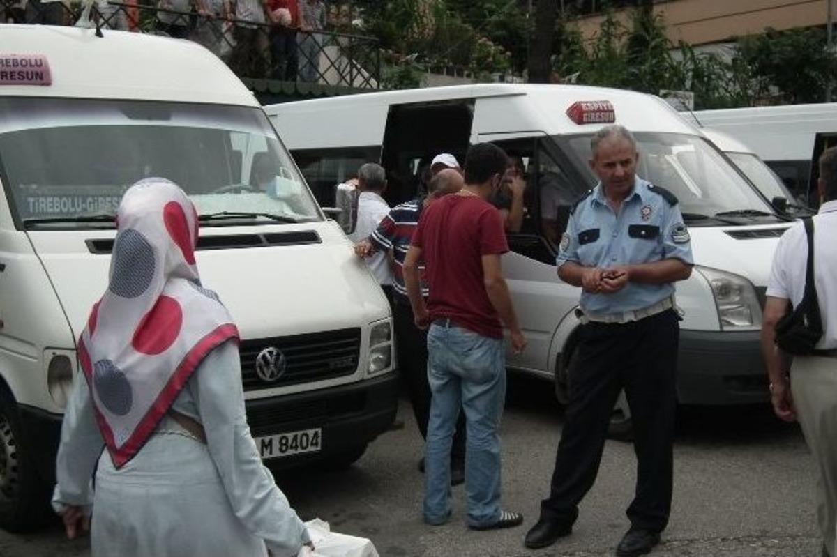 Giresun'da Dolmuş Durağında Silahlı Kavga: 1 Yaralı