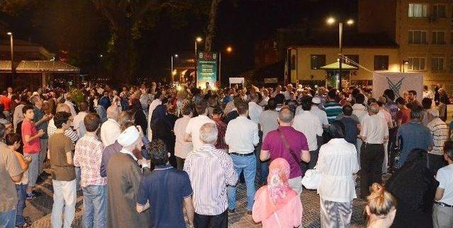 Bursa’dan Filistin’e Dua İsrail’e Beddua