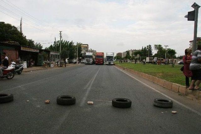 Antalya da Yol Kapatma Eyleminde Arbede 2