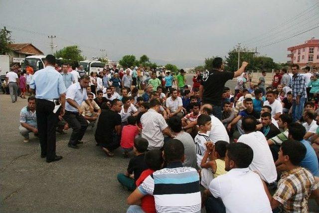 Antalya da Yol Kapatma Eyleminde Arbede 3