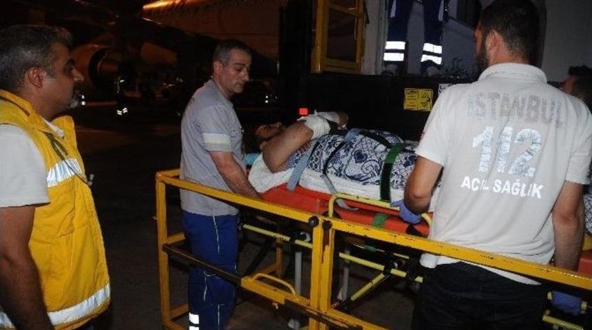 Filistin'den İlk Yaralı T&uuml;rkiye&rsquo;ye Getirildi