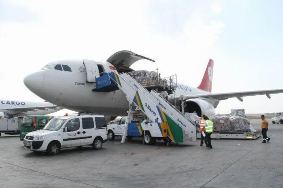 T&uuml;rk Kızılayı Filistin'e Yardım Malzemesi G&ouml;nderdi