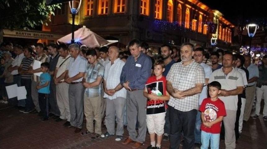 Bartın'da İsrail Saldırısı Protesto Edildi