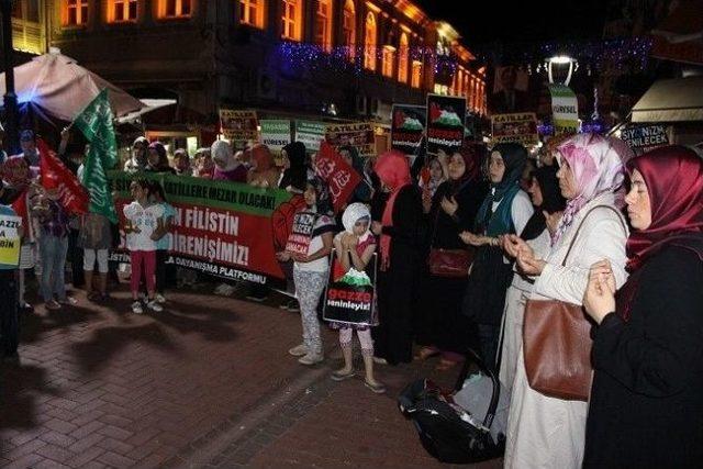 Bartın'da İsrail Saldırısı Protesto Edildi