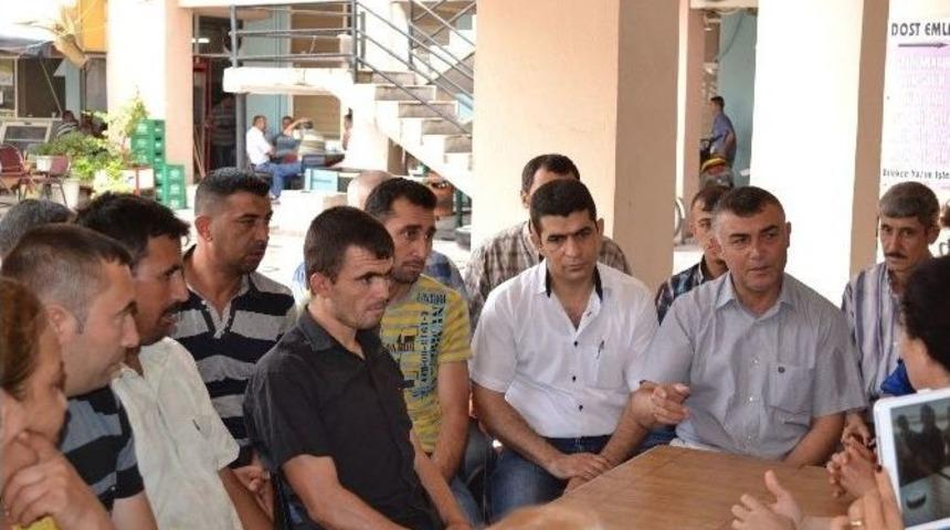 Chp’liler Sağ Kurtulan Madencilerle Buluştu