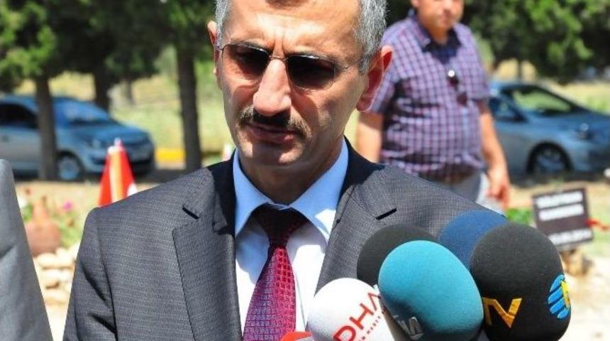 Protokol Maden Şehitliğinde Bayramlaştı