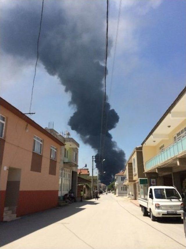 Tekstil Fabrikasındaki Yangın Kamerada 3