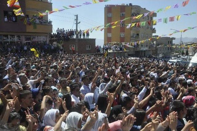 Cumhurbaşkanı Adayı Demirtaş Şırnak’ta