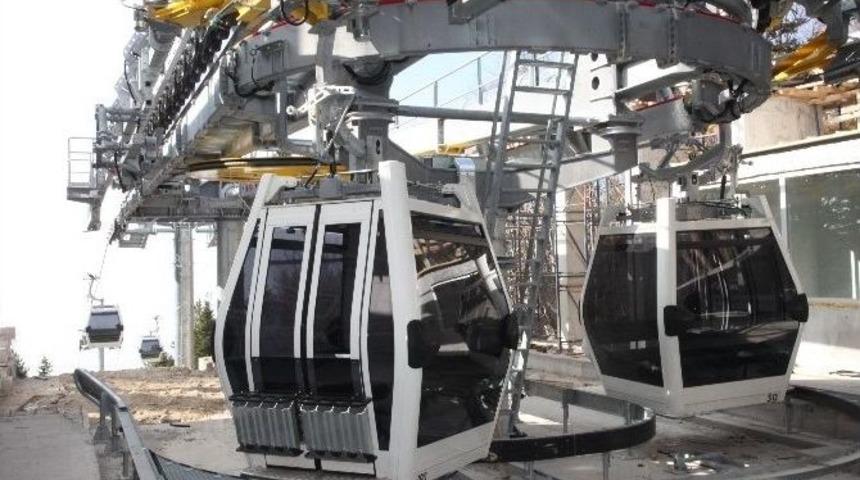 Teleferik Yine Arıza Yaptı, Tatilciler 1,5 Saat Mahsur Kaldı