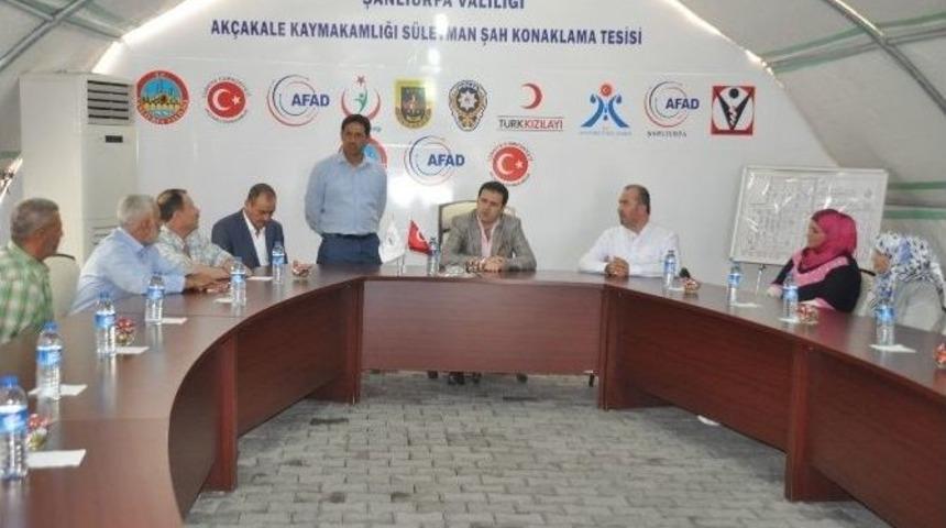 Kaymakam Fırat, M&uuml;ltecilerle Bayramlaştı