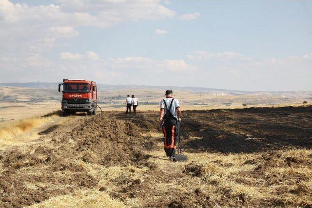 Çubuk'ta Tarım Arazisi Yangını