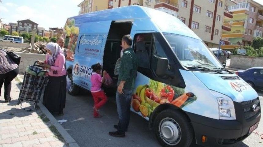 Sincan Belediyesi Pazar Servislerini Yeniledi