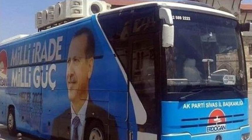 Ak Parti Se&ccedil;im Otob&uuml;s&uuml;ne Saldırı