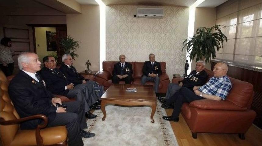 Muharip Gazilerden Başkan Yaşar&rsquo;a Ziyaret