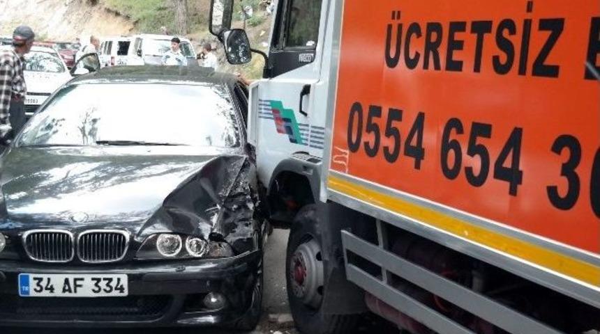 Kızılcahamam&rsquo;da Zincirleme Kaza
