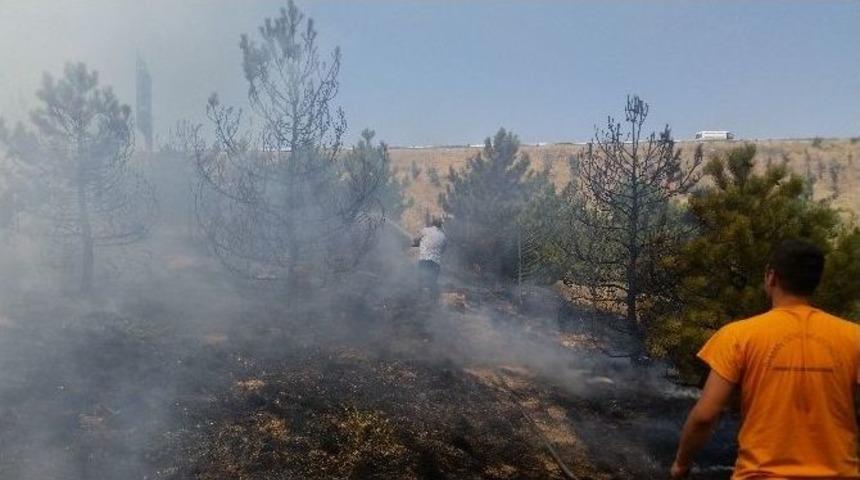 Gölbaşı’nda İki Ayrı Yerde Yangın