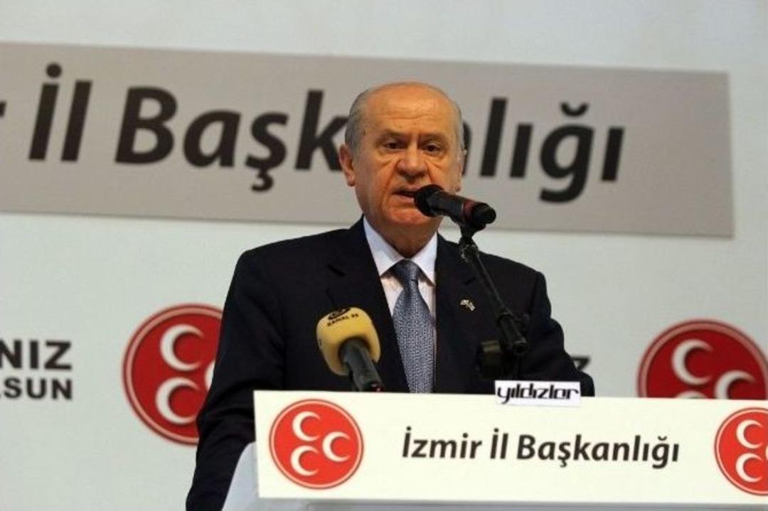 Mhp Genel Başkanı Bah&ccedil;eli İzmir&rsquo;de
