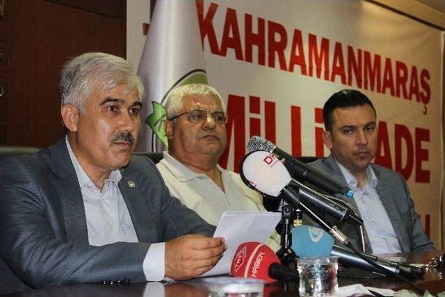 Kahramanmaraş'ta Stk'lardan Erdoğan'a Tam Destek