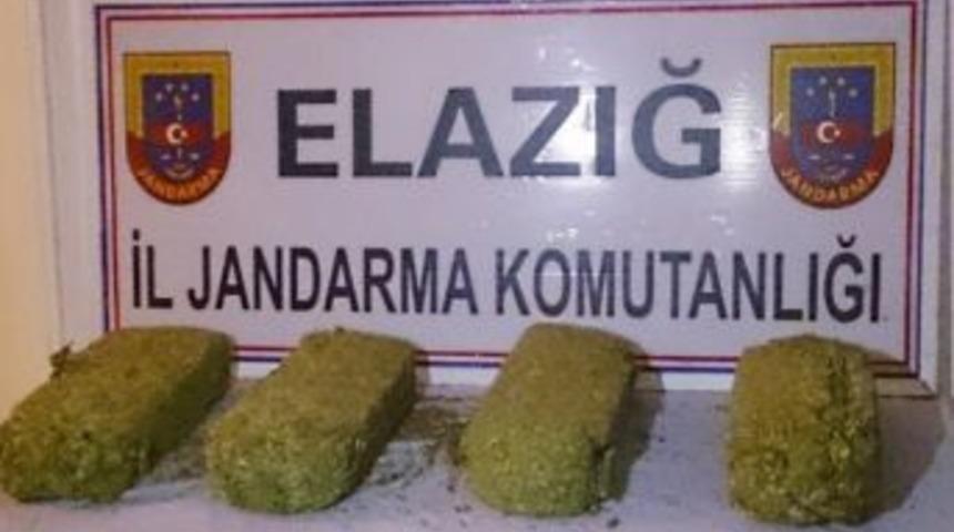 Elazığ'da 14 Kilogram Esrar Ele Ge&ccedil;irildi