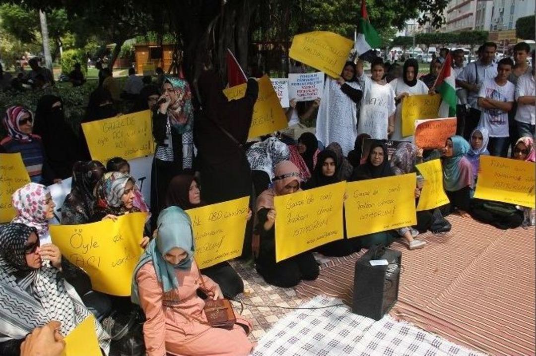 Adana'da Gazze Eylemi